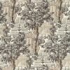 black-grey misc linen fabric from Zoffany