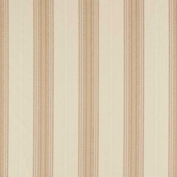 Lisere Stripe Fabric - Paris Grey by neutral striped cotton fabric from Zoffany