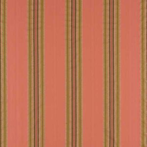 red striped cotton fabric from Zoffany