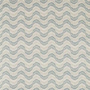 blue striped woven fabric from Zoffany