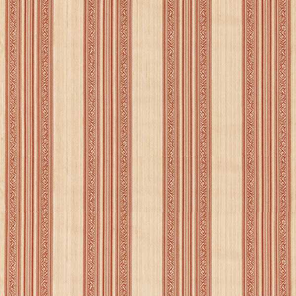 Hanover Stripe Fabric - Amber by orange striped woven fabric from Zoffany