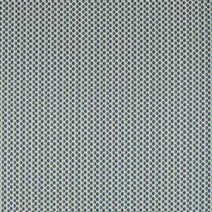 blue spotted cotton fabric from Zoffany