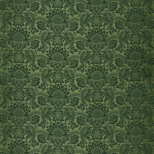 Pomegranate Brocatelle Fabric - Huntsman Green from