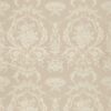 neutral botanical silk-satin fabric from Zoffany