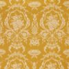 yellow botanical silk-satin fabric from Zoffany