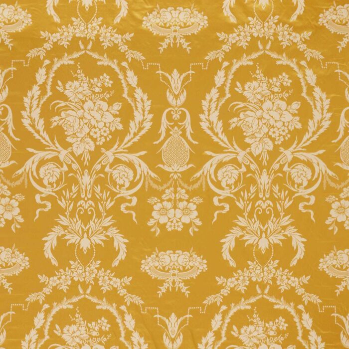 Arabesque Silk Fabric - Tigers Eye swatch