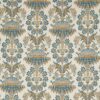 blue traditional woolen fabric from Zoffany