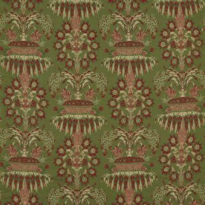 green traditional woolen fabric from Zoffany