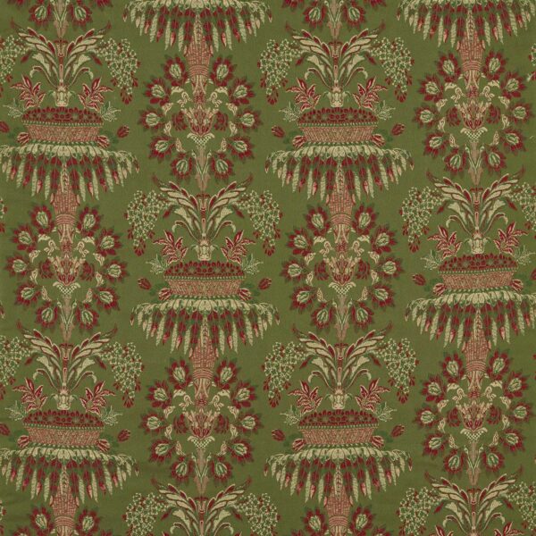 green traditional woolen fabric from Zoffany