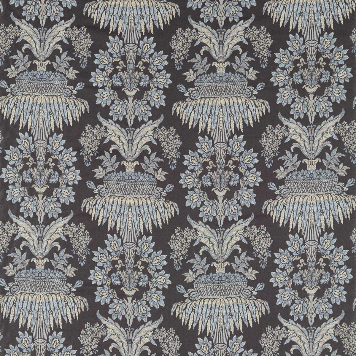 Long Gallery Brocade Fabric - Quartz Grey / Rose by blue traditional woolen fabric from Zoffany