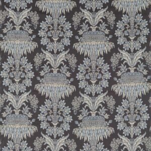 blue traditional woolen fabric from Zoffany