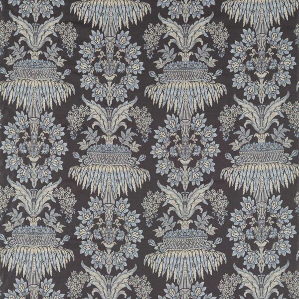 Long Gallery Brocade Fabric - Quartz Grey / Rose by blue traditional woolen fabric from Zoffany