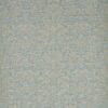 blue botanical cotton fabric from Zoffany