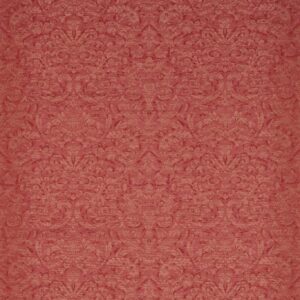 red botanical cotton fabric from Zoffany