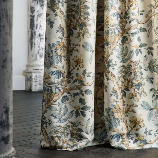 Coromandel Print Fabric - Stockholm Blue by Coromandel Print Fabric - Stockholm Blue from