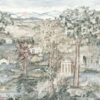 blue botanical wallpaper from zoffany
