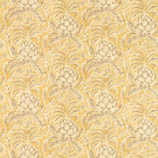 Pina de Indes Wallpaper - Tigers Eye by yellow botanical wallpaper from zoffany