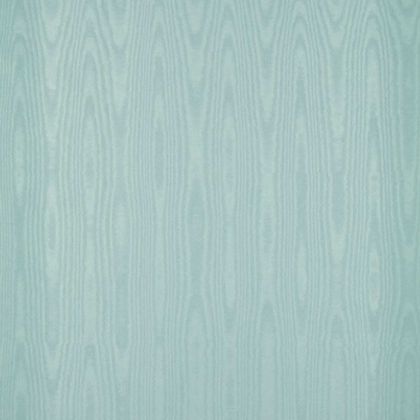 Moire Wallcovering - Duck Egg by blue plain wallpaper from zoffany