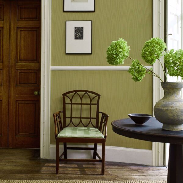 Moire Wallcovering - Duck Egg by Moire Wallcovering - Duck Egg from