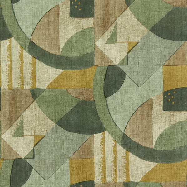 Abstract 1928 Wallpaper - Antique Olivine by Abstract 1928 Wallpaper - Antique Olivine from