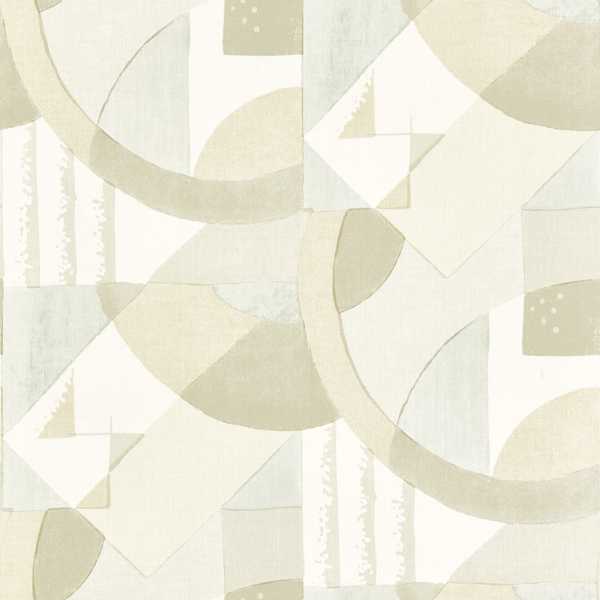 Abstract 1928 Wallpaper - Mineral by white retro wallpaper from zoffany