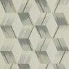 black-grey geometric wallpaper from zoffany