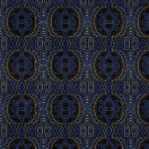 blue spotted velvet-chenille fabric from Utopia