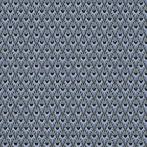 blue retro velvet-chenille fabric from Utopia