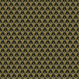 yellow retro velvet-chenille fabric from Utopia