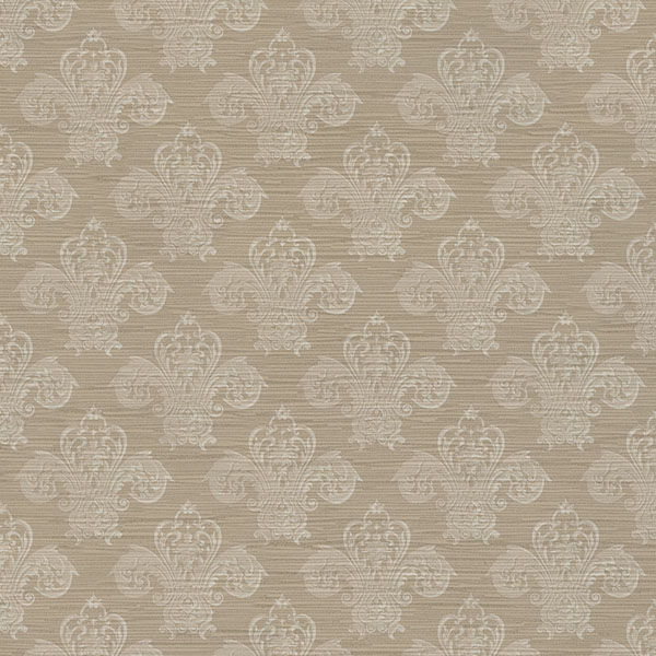 Fleur De Lush Fabric - Pink Gold by neutral traditional velvet-chenille fabric from Utopia
