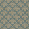 blue traditional velvet-chenille fabric from Utopia
