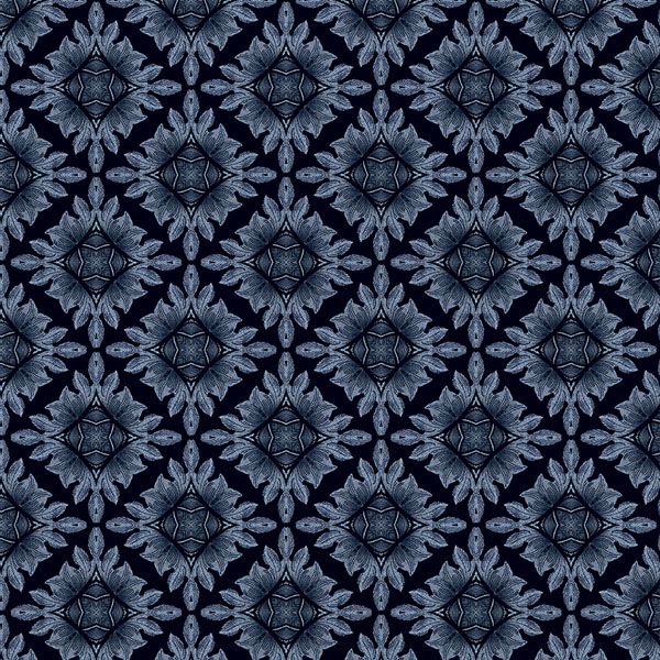 Morris Minor Fabric - Cambridge Blue by blue geometric velvet-chenille fabric from Utopia