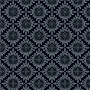 blue geometric velvet-chenille fabric from Utopia