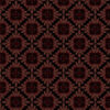 red geometric velvet-chenille fabric from Utopia