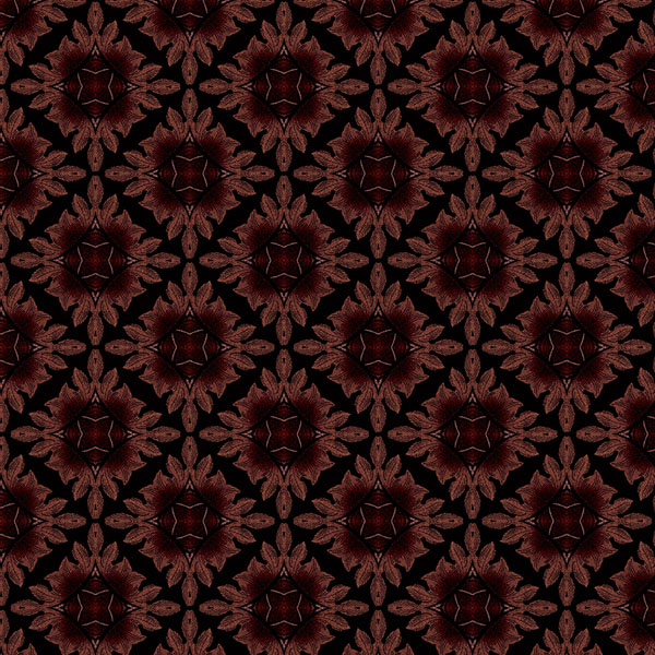 Morris Minor Fabric - Russet by red geometric velvet-chenille fabric from Utopia