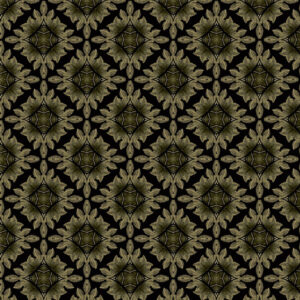 yellow geometric velvet-chenille fabric from Utopia