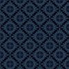 blue geometric velvet-chenille fabric from Utopia
