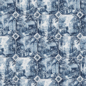 blue misc velvet-chenille fabric from Utopia