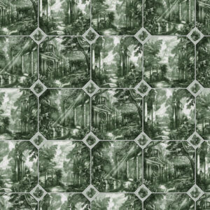 green misc velvet-chenille fabric from Utopia