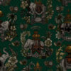 green traditional velvet-chenille fabric from Utopia