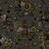 brown traditional velvet-chenille fabric from Utopia