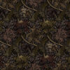 brown botanical velvet-chenille fabric from Utopia