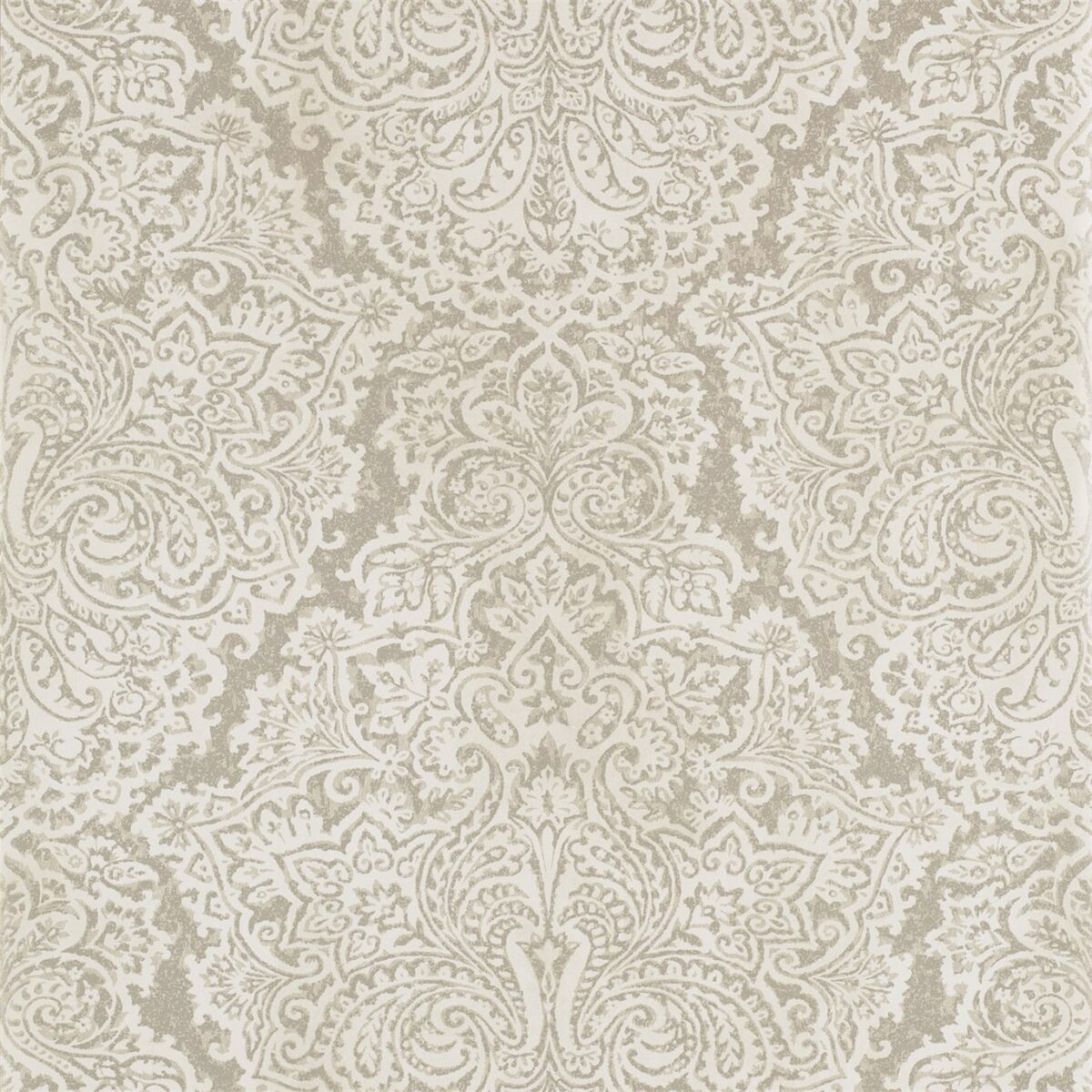 Aurelia Wide Width Wallpaper - White Gold by Aurelia Wide Width Wallpaper - White Gold from