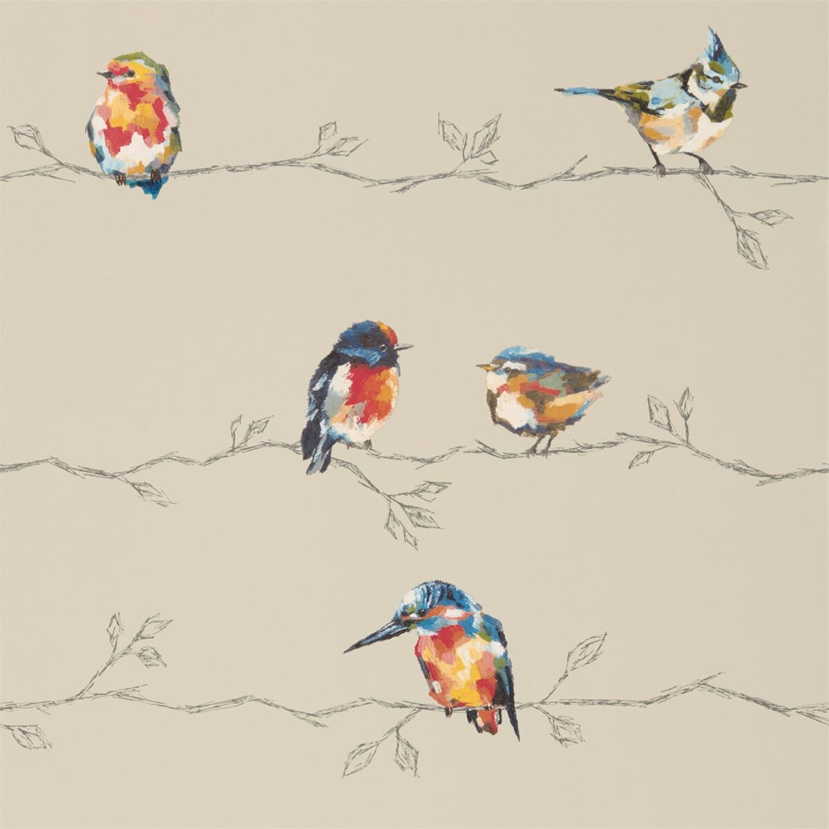 Persico Wide Width Wallpaper - Coral / Lemon by Persico Wide Width Wallpaper - Coral / Lemon from