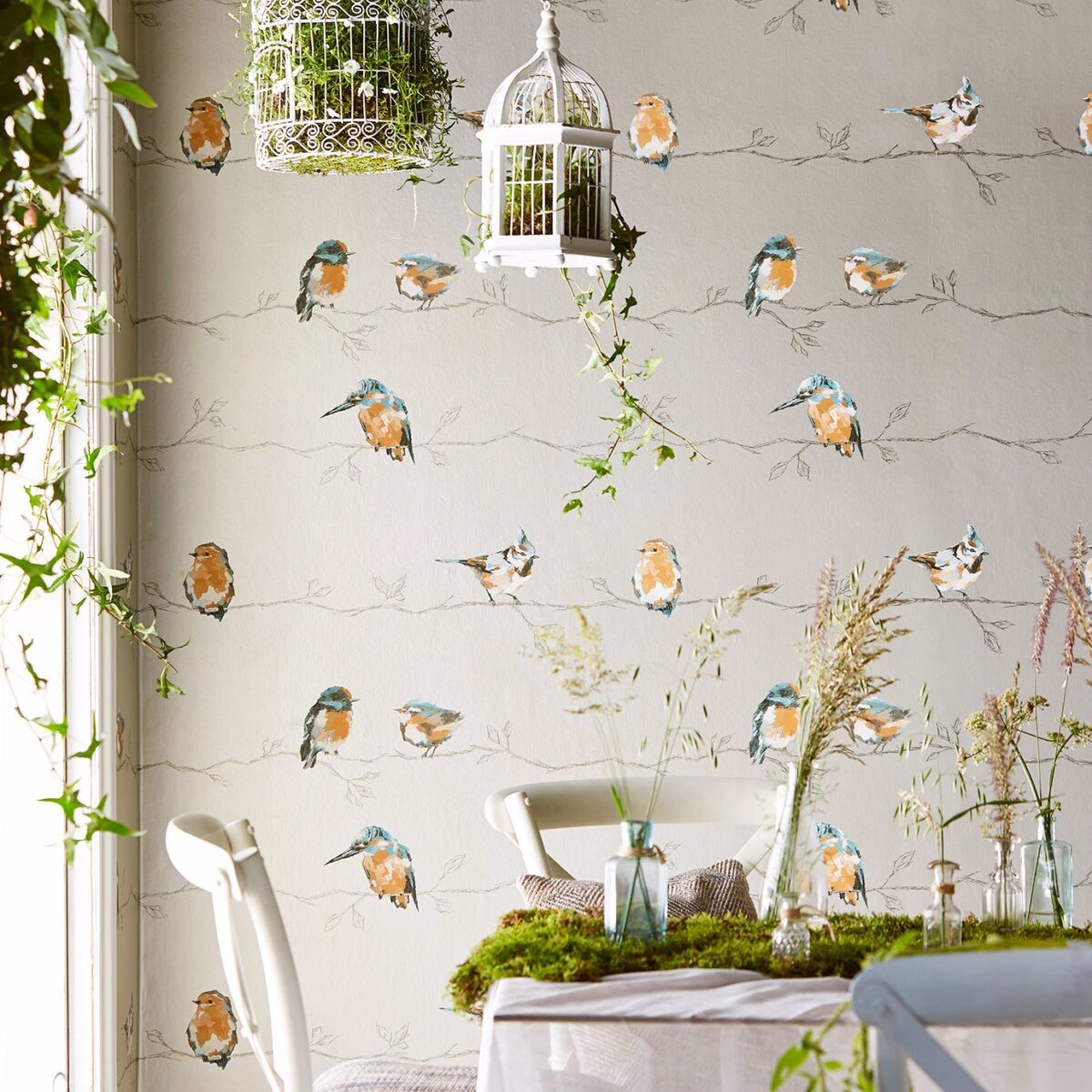Persico Wide Width Wallpaper - Neutral / Chalk by Persico Wide Width Wallpaper - Neutral / Chalk from