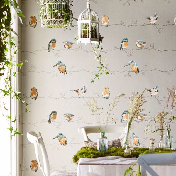 Persico Wide Width Wallpaper - Neutral / Chalk by Persico Wide Width Wallpaper - Neutral / Chalk from