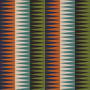 multicolour geometric velvet-chenille fabric from Art of the Loom