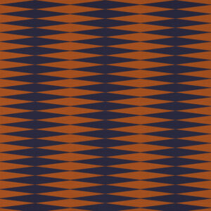 orange geometric velvet-chenille fabric from Art of the Loom