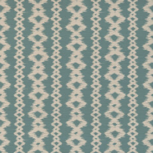 blue striped velvet-chenille fabric from Art of the Loom