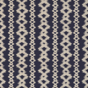 blue striped velvet-chenille fabric from Art of the Loom